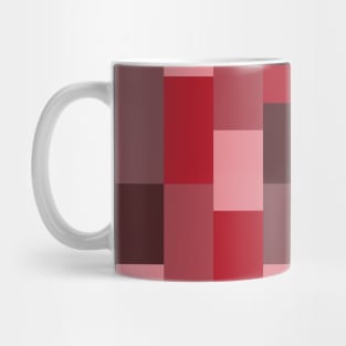 Abstract striped bars red Mug